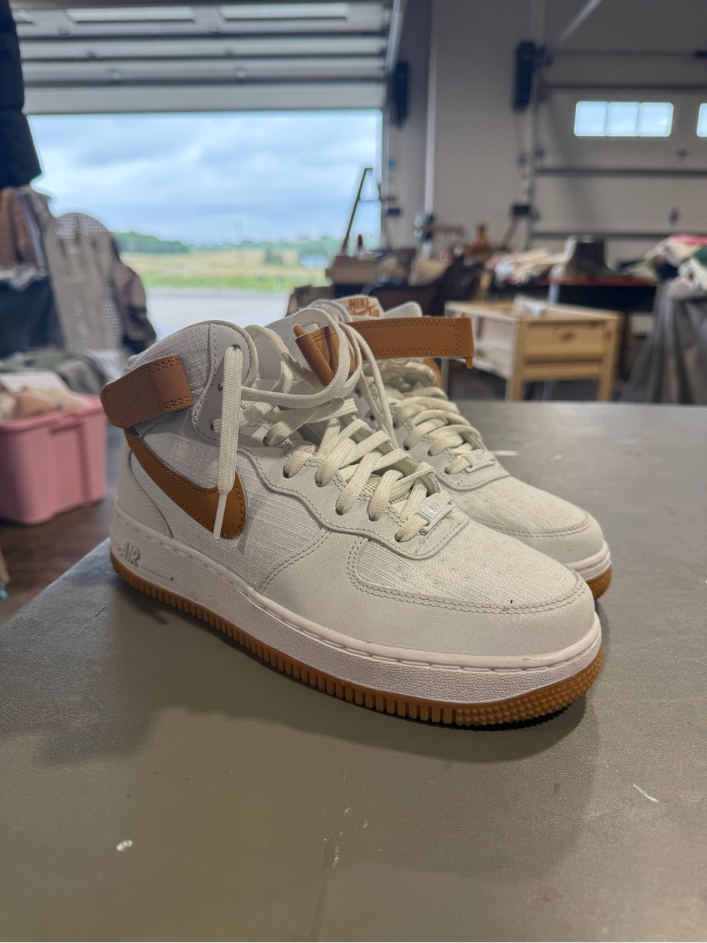 Nike White Low-Top Sneakers